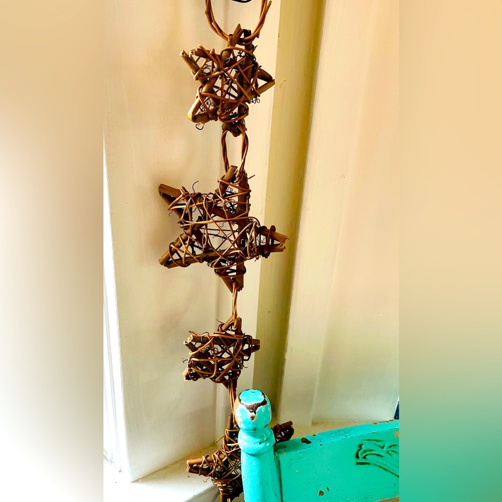 TWO Decorative string of stars